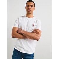 Tommy Hilfiger Crest Short Sleeve T-Shirt - White