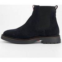 Tommy Hilfiger Comfort Suede Chelsea Boots - Navy