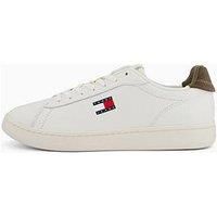 Tommy Jeans Men/'s Archive /'98 Em0Em01596 Low Top, White (Ivory/Homestead), 8 UK