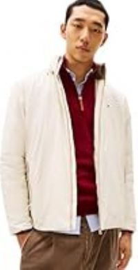 Tommy Hilfiger Men/'s LIGHTWEIGHT BLOUSON MW0MW40592 Other Jackets, Beige, M