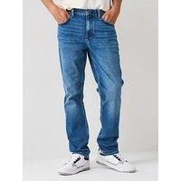 Tommy Hilfiger Men/'s Denton Oliver Straight Fit Jeans, Blue (Oliver Blue), 32W/36L