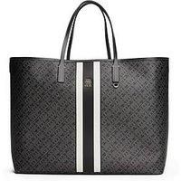 Tommy Hilfiger Monogram Maxi Tote Bag - Black