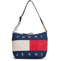 Tommy Jeans Archive Denim Shoulder Bag - Blue