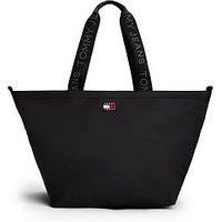 Tommy Jeans Women/'s Tjw Ess Daily Tote Aw0aw17891, Black (Black), One Size