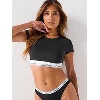 Calvin Klein T-Shirt Bralette - Black