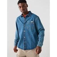 Calvin Klein Jeans Classic Harbour Denim Shirt - Blue