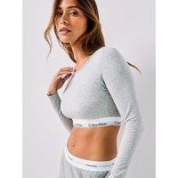 Calvin Klein Lightly Lined Bralette - Grey