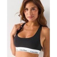 Calvin Klein Women/'s Unlined Bralette LV00QF8493 Bralette, Black (Black), XS
