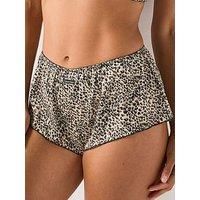 Calvin Klein Animal Print Tapshort Briefs - Brown
