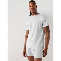 Calvin Klein Loungewear Poplin Pyjama Set - Grey