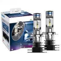 Philips LED X-treme Ultinon H4 Car Headlight 6200K Bright White Light +100% Bright LED Original