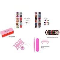 39-Piece Gel Manicure Set With Uv Lamp!