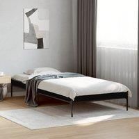 Berkfield Home Bed Frame without Mattress Black 100x200 cm