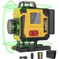 High Quality1 Set GZG Laser Level 4x360 Self Leveling 16 Lines Green Beam 4D Cross Professional Line Laser Tool Pulse Mode