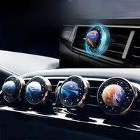 New car vent rotating asteroid air freshener clip,eight planetary shapes,suitable for car