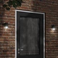 Berkfield Home Outdoor Wall Light Black Die-cast Aluminium