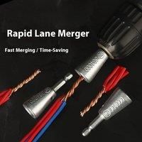 Wire-converging Device Universal Terminal Electrical General Wiring Tool Fully Automatic Skinless Wire Connector