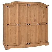 Corona Furniture Corona 4 Door Arch Top Wardrobe