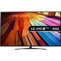 65" LG 65UT81006LA Smart 4K Ultra HD HDR LED TV with Amazon Alexa, Silver/Grey
