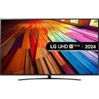 75" LG 75UT81006LA Smart 4K Ultra HD HDR LED TV with Amazon Alexa, Silver/Grey