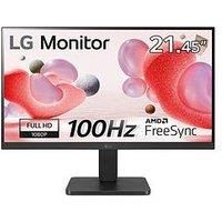 LG Electronics Monitor 22MR410-B, 22 Inch, Full HD 1080p, 100Hz, 5ms GtG, VA Panel, AMD FreeSync, Smart Energy Saving, Anti-Glare, HDMI, Matte Black
