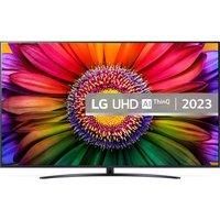 75" LG 75UR81006LJ Smart 4K Ultra HD HDR LED TV with Amazon Alexa, Silver/Grey,Blue