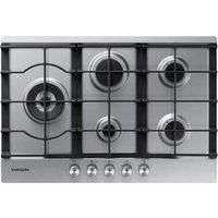 Samsung Na75J3030As/Eu 75Cm 5 Burner Gas Hob With Cast Iron Grates  Stainless Steel