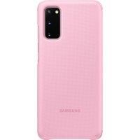 Official Samsung Galaxy S20 SM-G980 / SM-G981 Pink Clear View Cover / Case - EF-