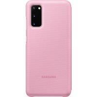 Official Samsung Galaxy S20 SM-G980 / SM-G981 Pink LED View Cover / Case - EF-NG