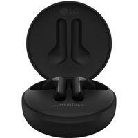 LG TONE Free FN4 True Wireless Bluetooth Earbuds with Hypoallergenic and Comfortable Ear Gels, Wireless Headphones MERIDIAN Sound, with Dual Microphones in Each Earbud, IPX4 Water-Resistant, Black