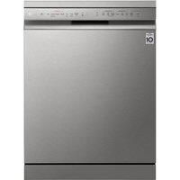 LG TrueSteam DF325FPS Full-size Smart Dishwasher - Shiny Steel, Silver/Grey