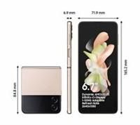 Samsung Galaxy Z Flip4 5G Smartphone 256GB Unlocked SIM-Free - Pink Gold A