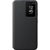 Samsung S24 Smart View Wallet Folio Phone Case - Black