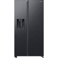 SAMSUNG SpaceMax RS64DG53R3B1EU American-Style Smart Fridge Freezer - Black, Black