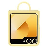 Samsung Galaxy Official Silicone Case with Ring for Galaxy Z Flip6, Yellow