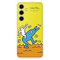 Samsung Galaxy Official Keith Haring Flipsuit Case for S24 FE, Yellow
