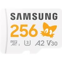 Samsung Memory MB-MD256SA Sonic PRO Plus MicroSD Card for Gaming Console, Action Cam and Drones, 256GB, UHS-I U3, Up to 180MB/s