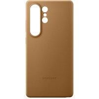 SAMSUNG Galaxy Official Kindsuit Faux Leather Case for Galaxy S25 Ultra, Camel