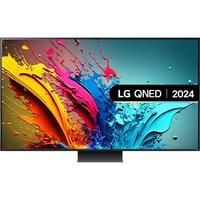 75" LG 75QNED86T6A Smart 4K Ultra HD HDR QNED TV with Amazon Alexa, Silver/Grey