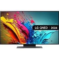 50" LG 50QNED86T6A Smart 4K Ultra HD HDR QNED TV with Amazon Alexa, Silver/Grey