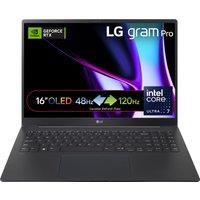 LG gram Pro 2024 16Z90SP 16 inch Ultra-Lightweight OLED Laptop, Intel Core Ultra 7 Processor up to 4.8GHz, NVIDIA Geforce RTX 3050, 16GB RAM, 1TB SSD, Windows 11 Home (Obsidian Black)