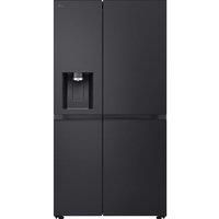 LG NatureFRESH GSLE91EVAB Smart Fridge Freezer - Essence Black Steel, Black