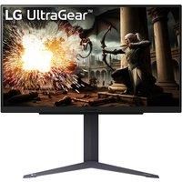 LG UltraGear Gaming Monitor 27GS75Q, 27 inch, 1440p, 180Hz, 1ms Response Time, IPS Display, HDR 10, NVIDIA G-Sync & AMD FreeSync compatible, Smart Energy Saving, DisplayPort, HDMI
