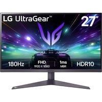 LG UltraGear 27GS50F-B.AEKQ Full HD 27" VA LCD Gaming Monitor - Dark Grey, Silver/Grey,Purple