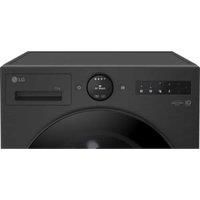 LG VX75 Series AI Direct Drive F4X7511TBB WiFi-enabled 11 kg 1400 Spin Washing Machine - Matte Black, Black