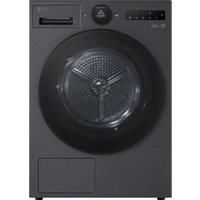 LG RHX7009TBB VX70 Series AI Dry Heat Pump Tumble Dryer 9 Kg Black A+++ Rated