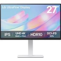 LG 4K UHD Monitor 27US550, 27 inch, 4K, 60Hz, 5ms Response Time, IPS Panel, Smart Energy Saving, HDMI, White
