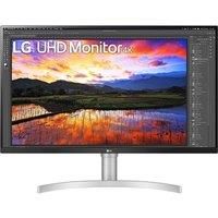 LG Electronics UHD 4K Monitor 32UN650K, 32 Inch, 4K, 60Hz, 5ms Response Time, IPS Panel, HDMI, DisplayPort (White)