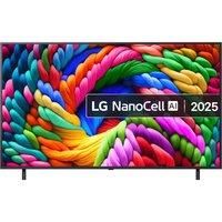 65" LG NANO90 NanoCell AI 4K HDR Smart TV 2025 - 65NANO90A6B, Black