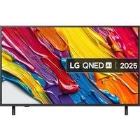50" LG QNED82 QNED AI 4K HDR Smart TV 2025 - 50QNED82A6B, Silver/Grey